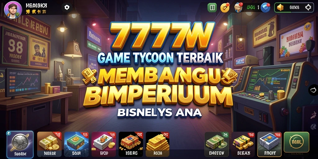 Gameplay seru 7777W menunjukkan cara membangun bisnis yang sukses.