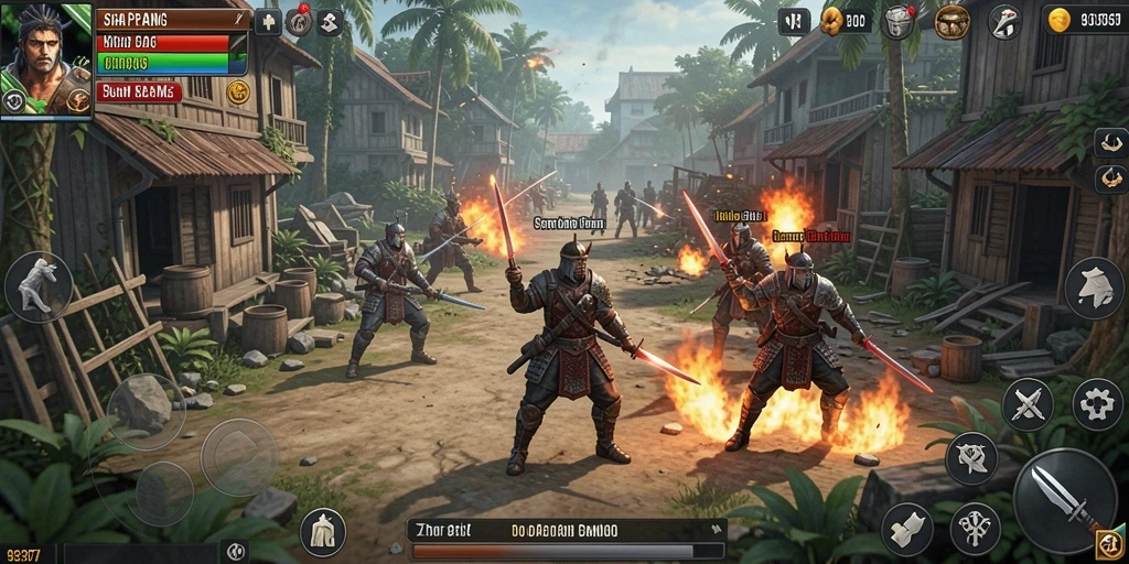 Tampilan gameplay <strong>93337</strong> yang memukau dan strategis.