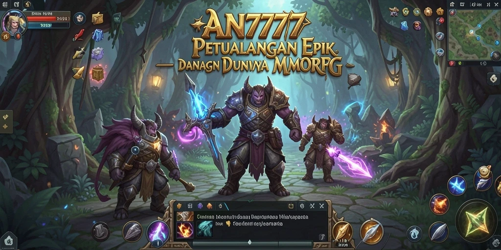 Tampilan gameplay AN777 dengan misi dan pertarungan yang seru.