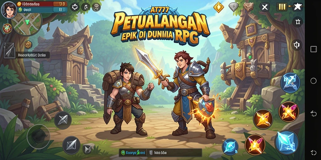Gameplay epik AT777 menampilkan pertarungan mendebarkan dan petualangan seru.