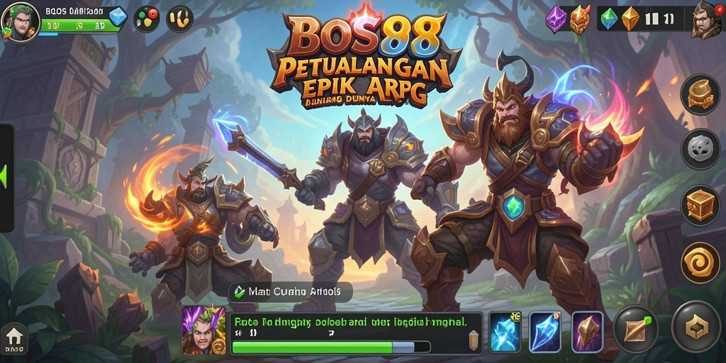 Tangkapan layar yang menunjukkan aksi seru dalam gameplay ARPG.