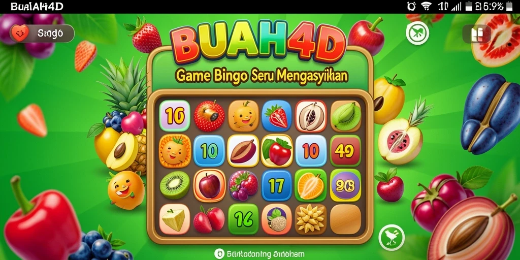 Tampilan seru dari gameplay BUAH4D yang menghibur.