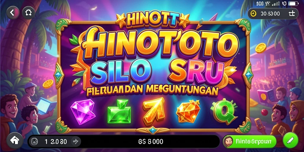 Tampilan menarik gameplay HINOTOTO dengan grafik slot yang memukau.