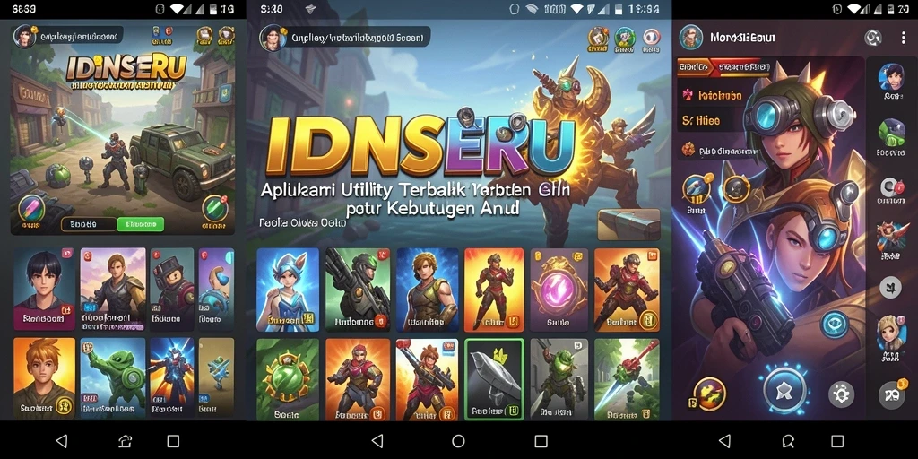 Screenshot IDNSERU yang menunjukkan antarmuka pengguna yang intuitif.