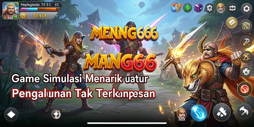 Gameplay seru dan interaktif dari MENANG666.