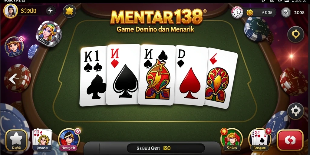 Screenshot gameplay MENTARI138 yang menampilkan suasana bermain Domino.