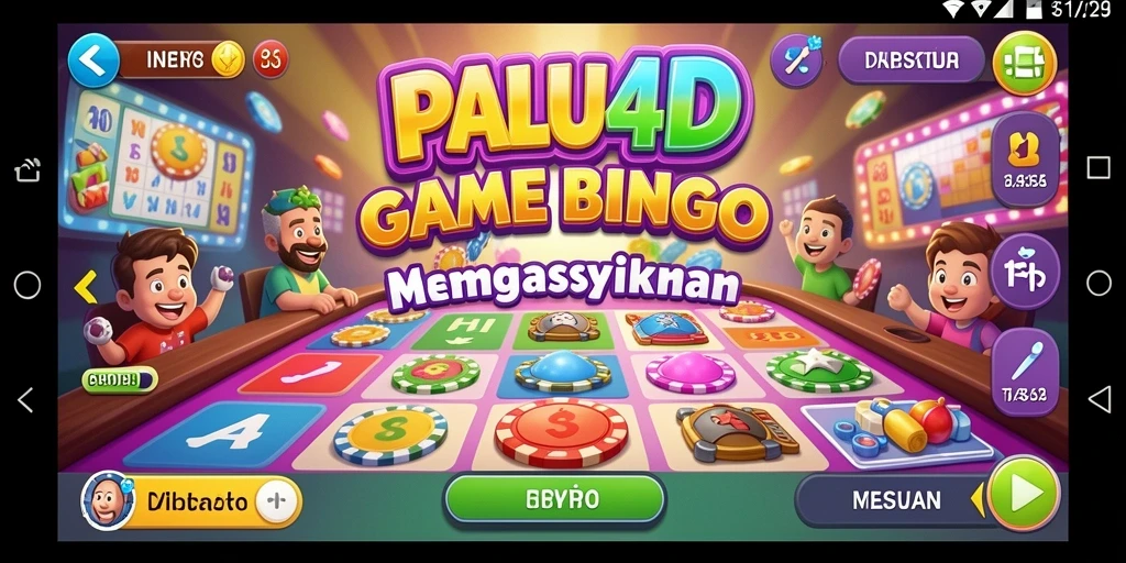 Tampilan menarik gameplay Bingo di PALU4D yang mengasyikkan.