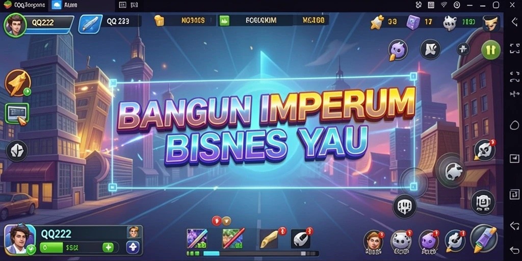 Tampilan gameplay QQ222 yang menarik dan menawan untuk tycoon sejati.