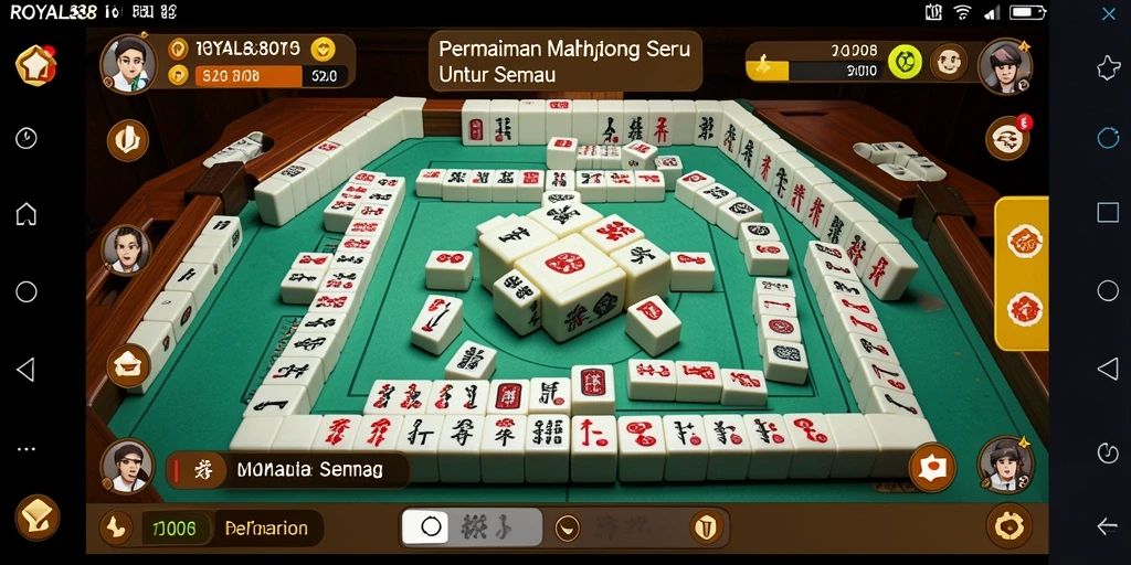 Tampilan gameplay Mahjong yang menarik di ROYAL88.
