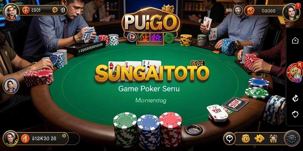 Screenshot SUNGAITOTO menampilkan gameplay seru Poker online.