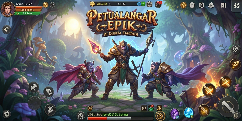 Gameplay UH77 yang menegangkan dan penuh petualangan.