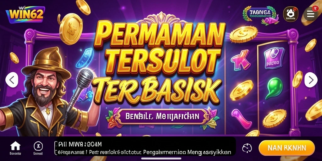 Screenshot utama WIN62 menampilkan gameplay Slot yang seru dan mengasyikkan.